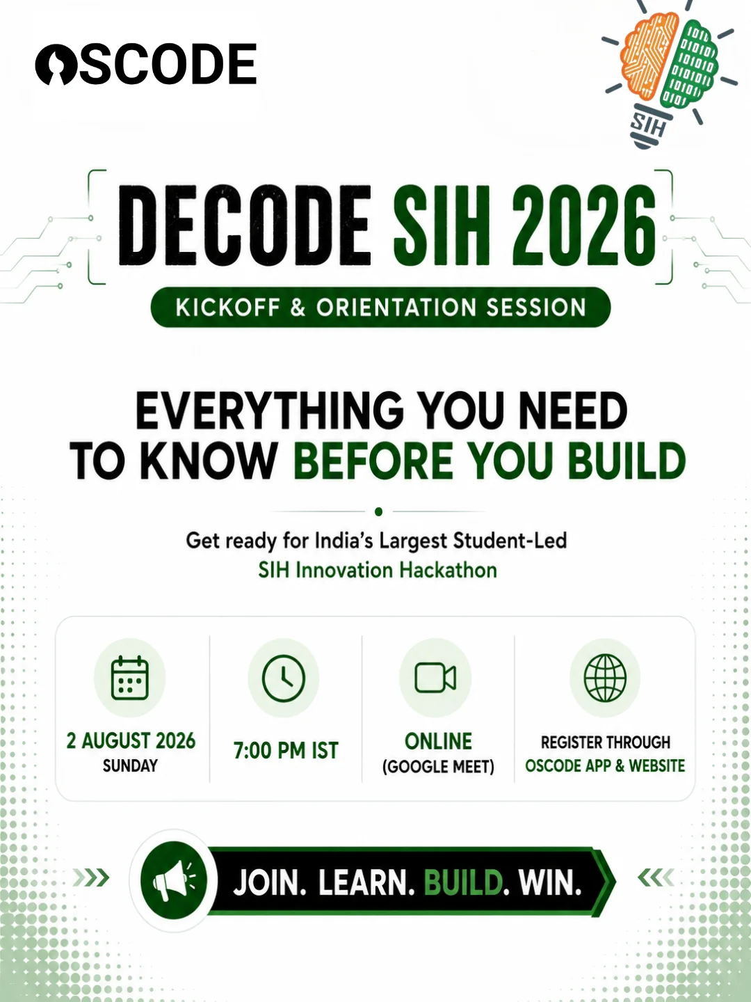 Decode SIH 2026 Kickoff & Orientation Session | Everything You Need to Know Before You Build